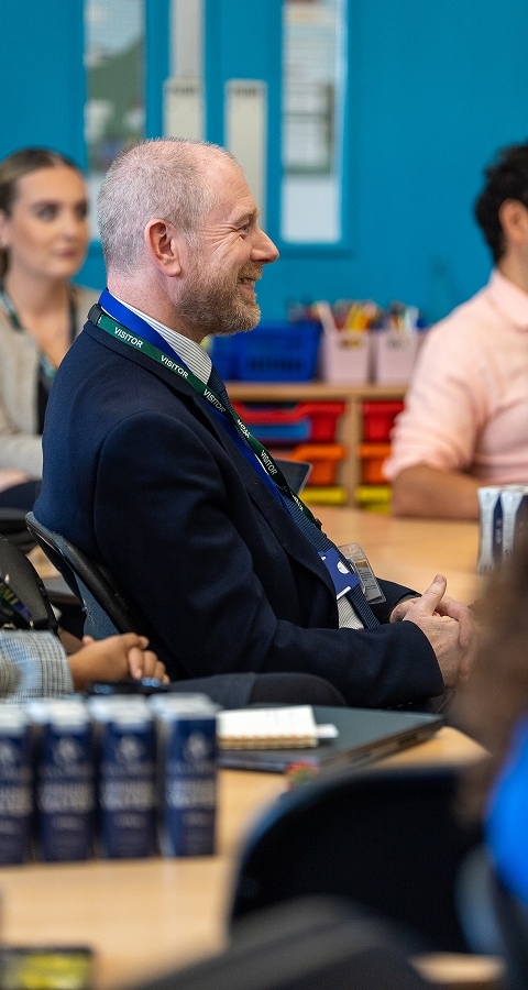Teacher in a professional setting