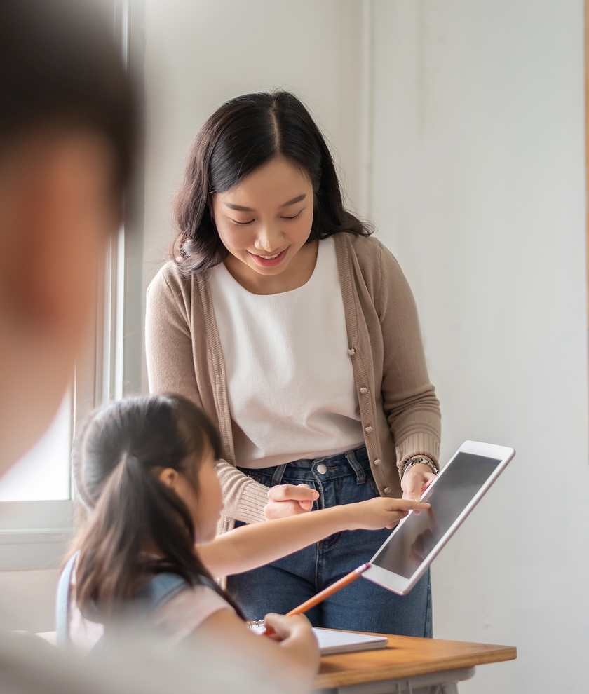 Teaching with a tablet